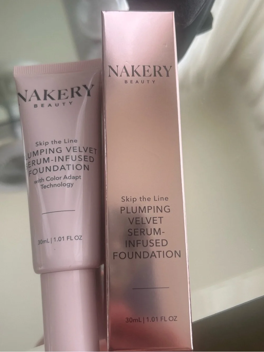 Nakery Beauty Plumping Velvet Serum-Infused Foundation — light